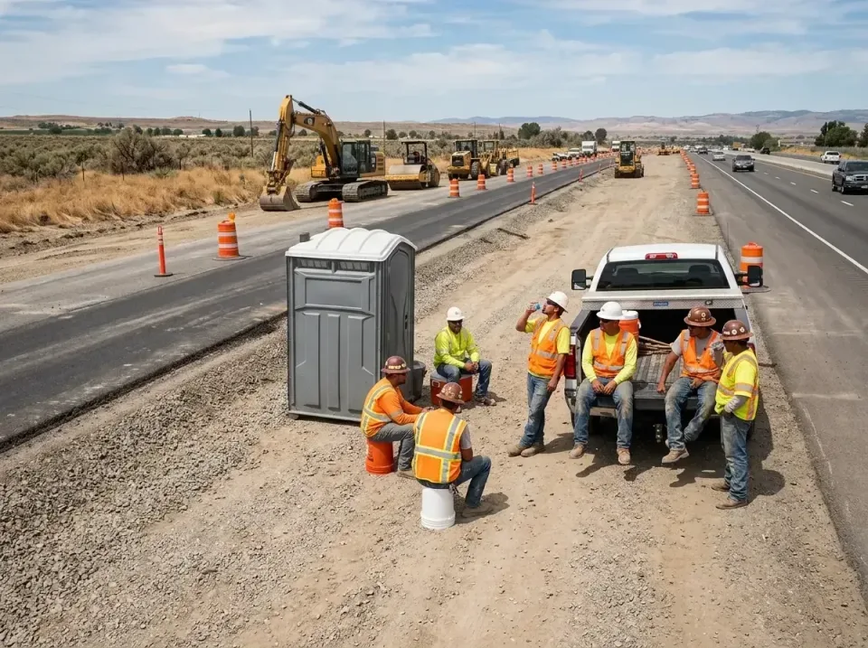 highway-road-construction-crew-007 — frequently asked questions, Porta Potty and Restroom Rentals in Johnson Lane, NV